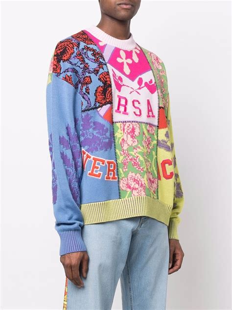 pink versace jumper|Versace jumper men's.